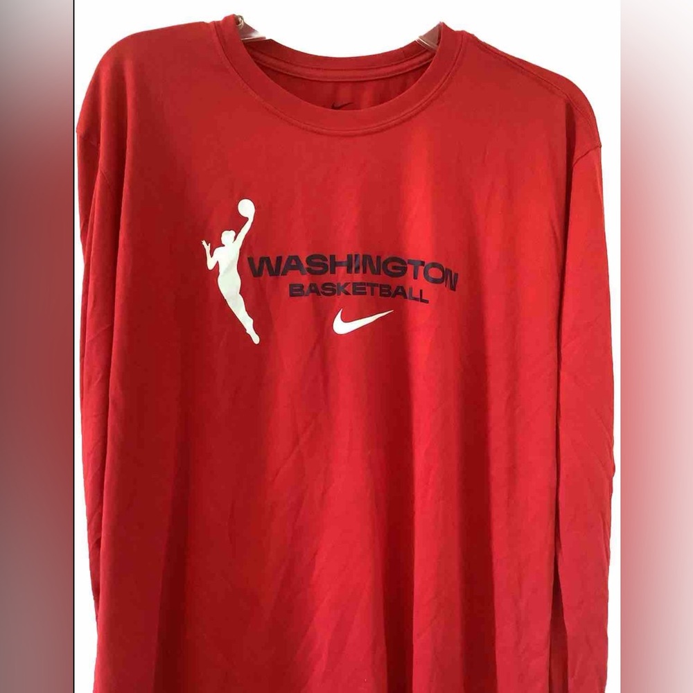 Nike Dri -Fit Washington Basketball Tee-long sleeve, training top Adults Sz XL-T